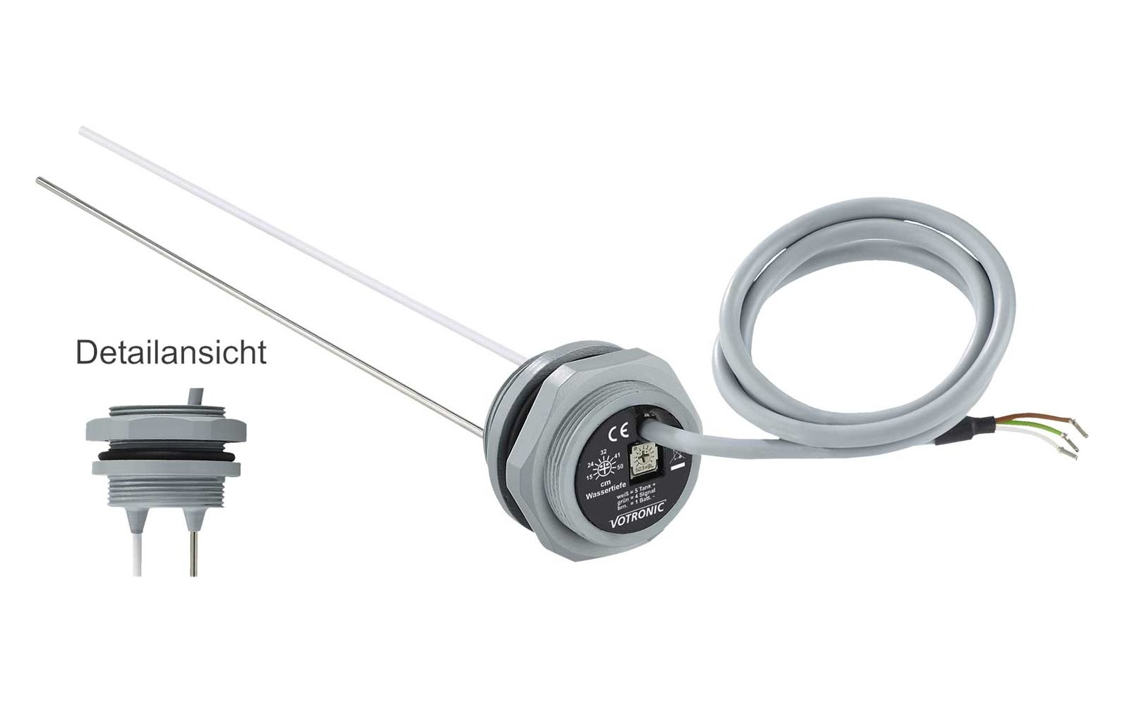 Votronic Tankelektrode 20 K-WC Tankgeber für Kunststoff- oder Metall-Tanks