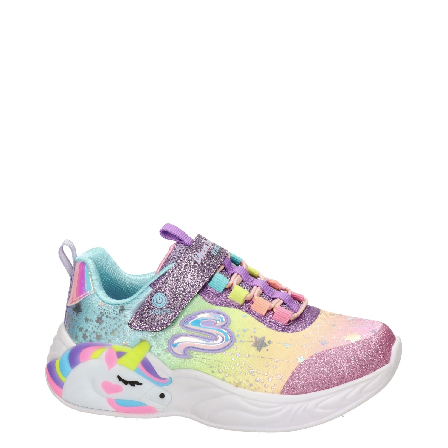 Unicorn dreams meisjes sneaker Skechers Multikleur