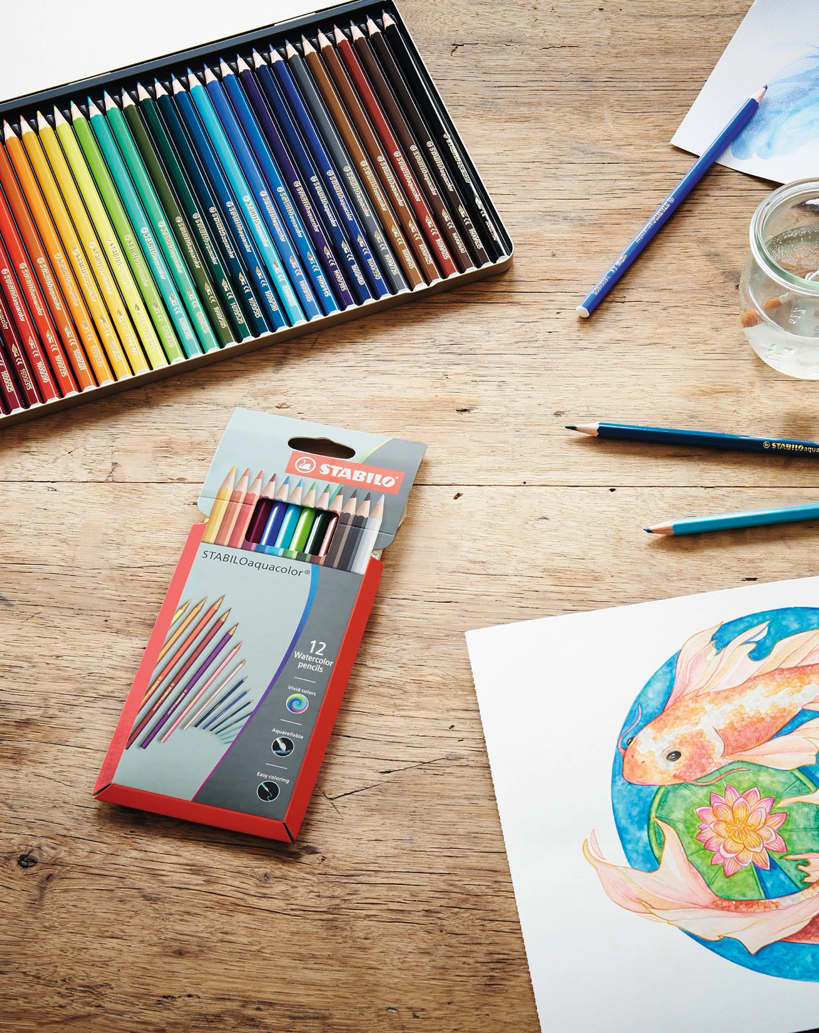 Buntstift STABILO® aquacolor ARTY 24er-Pack
