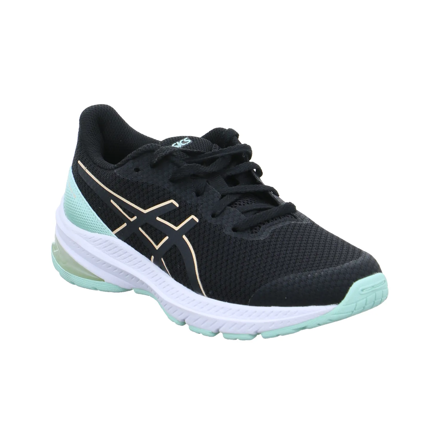 ASICS Kinder Sportschuh Schwarz Synthetik  GT-1000