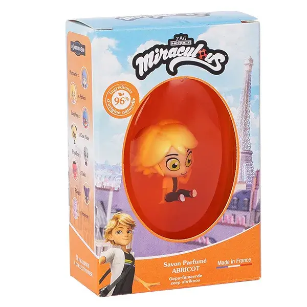 Le Comptoir Du Bain & Miraculous Apricot Sabonete Sólido com Estatueta de Adrien 75g