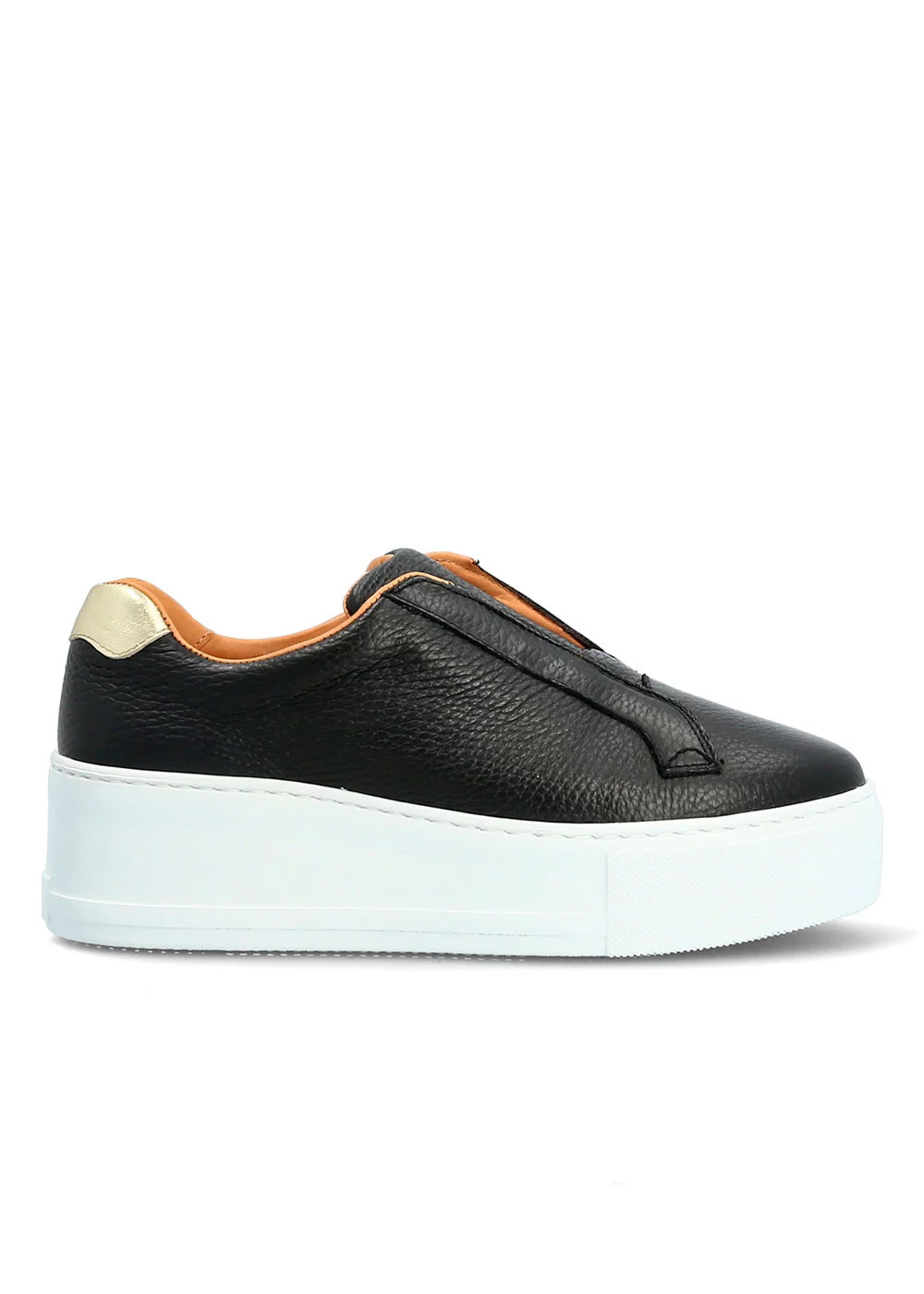 BASKET SLIPPERS TAYLOR CUIR NOIR