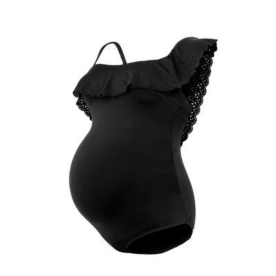 Cache Coeur BLOOM Gravidbadedrakt, Black