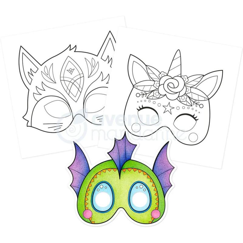 Graffy Pop Mask, Animaux fantastiques - Violet