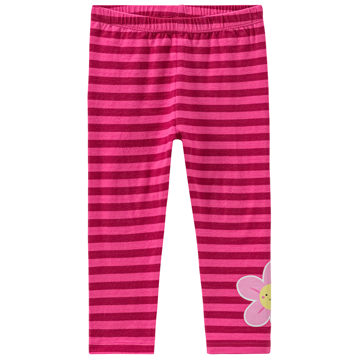Topomini Baby Leggings im Streifen-Look pink / dunkelpink
