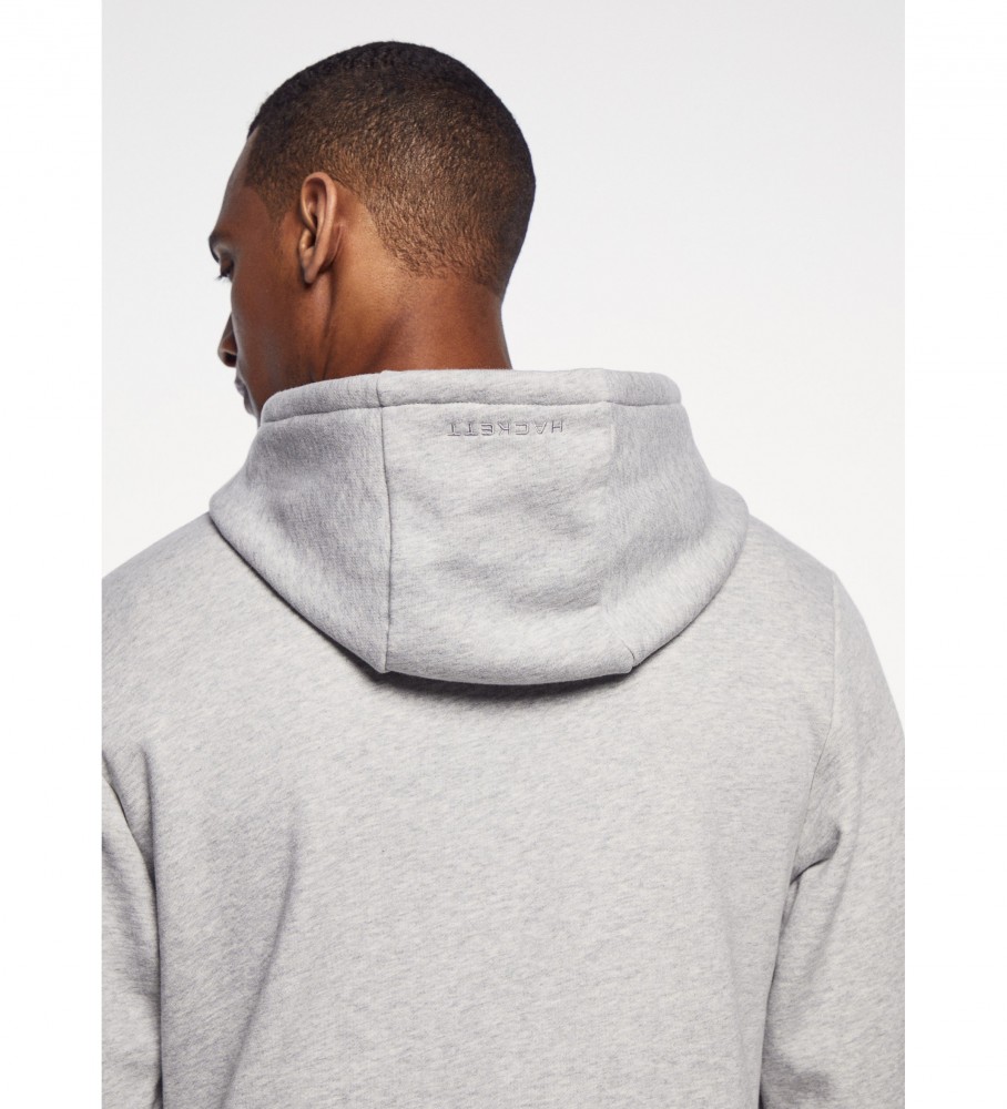 Moletom com capuz Hackett Embossed Grey