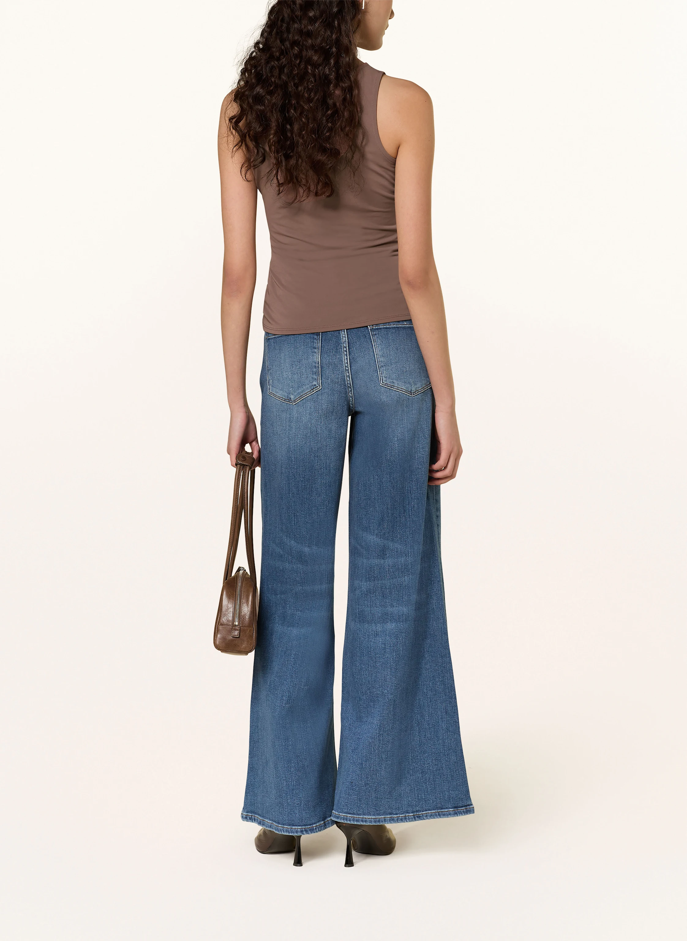 REISS Wide Leg Jeans HEATHER