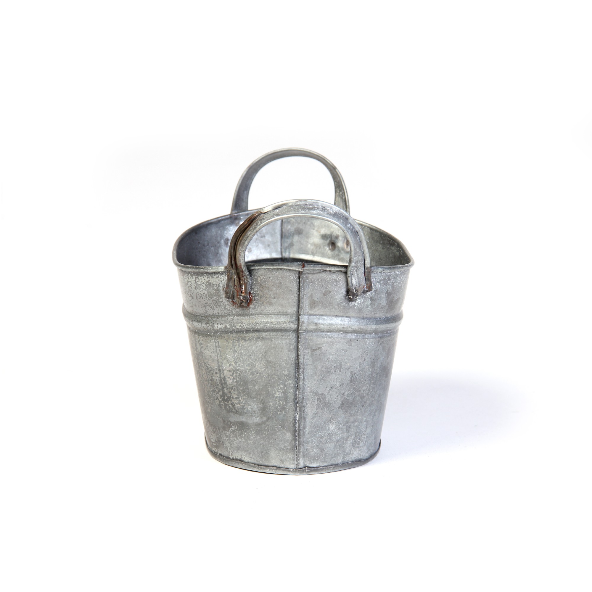 ovale Henkelwanne S, grau, B 17,5 cm, H 13,5 cm, L 11,5 cm von fischer's lagerhaus