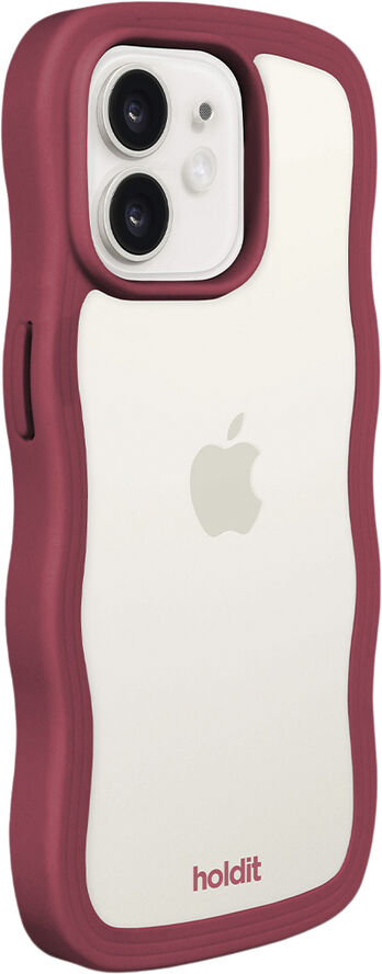 HoldIt Wavy Case iPhone 12/12 Pro Rød