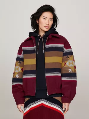 Jaqueta listrada Tommy x Pendleton Valley