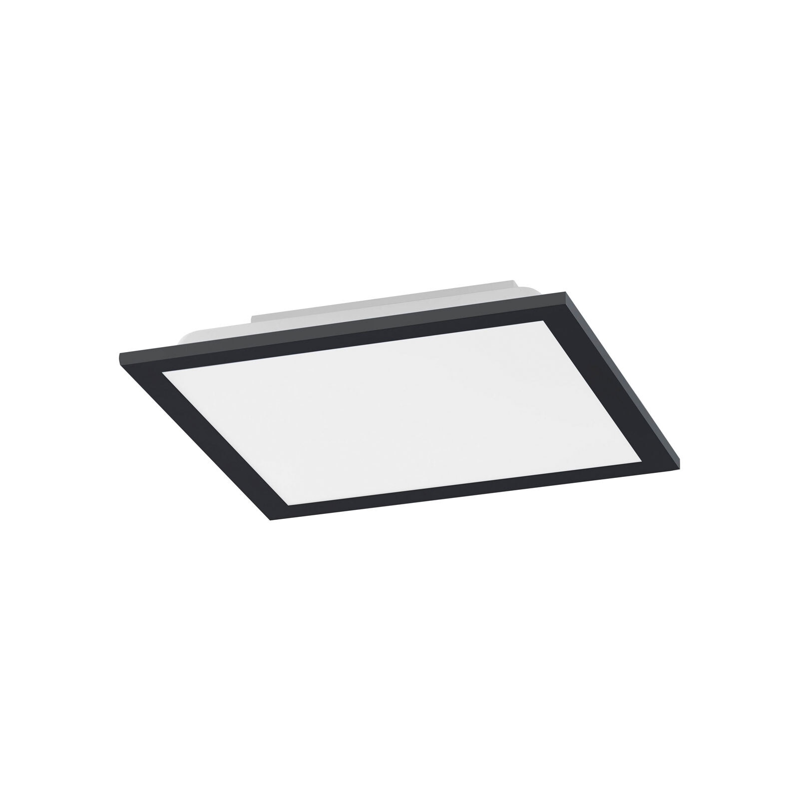 LED-Deckenleuchte Flat 29,5x29,5 cm schwarz