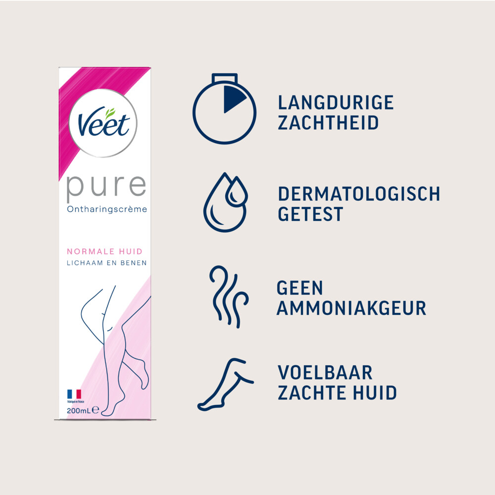Veet Ontharingscrème Pure Normale Huid100 ml