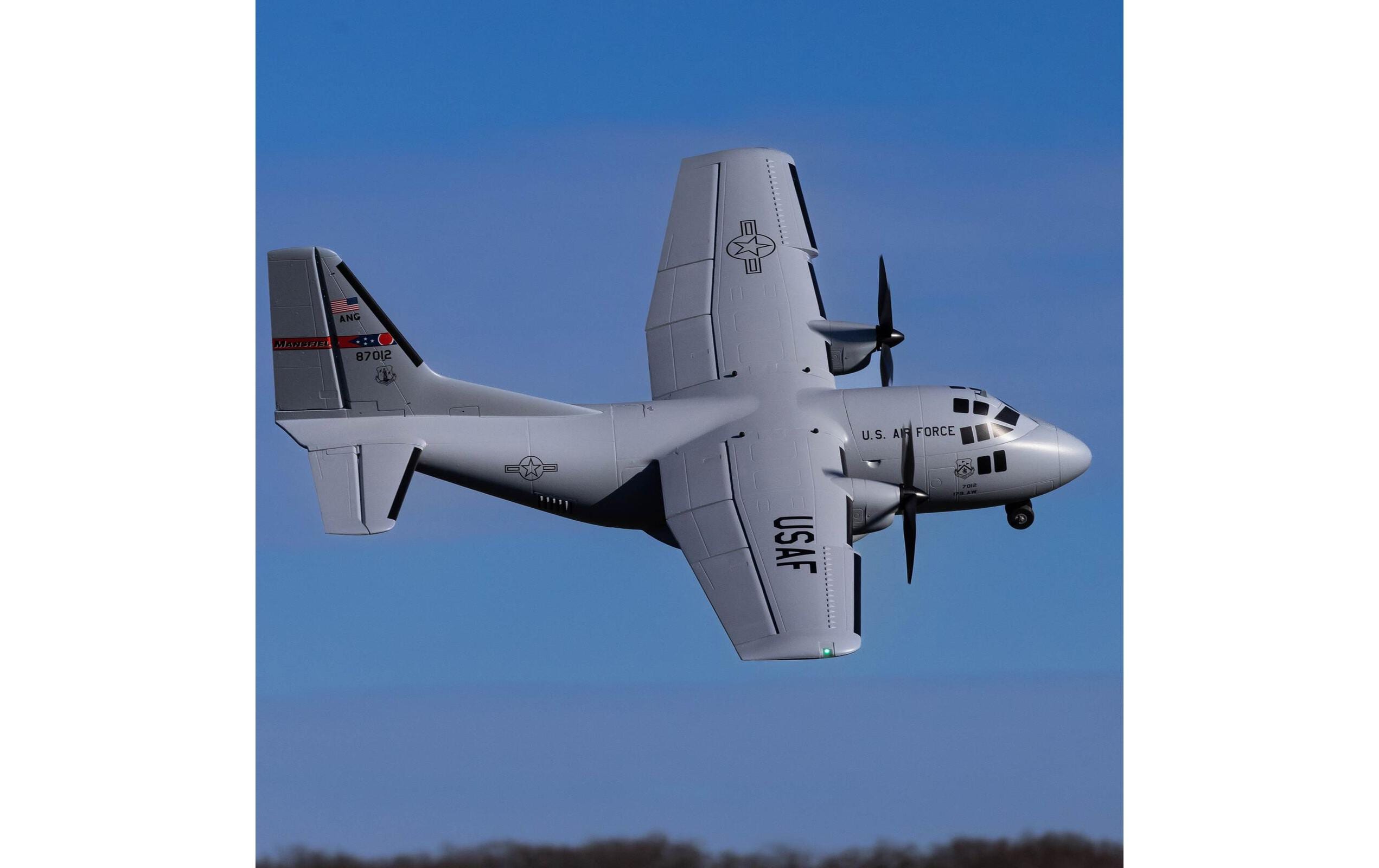 Transportflugzeug EC-1500 Twin 1.5 m BNF Basic<br>2-Motoriges Frachtflugzeug mit Spektrum Technik