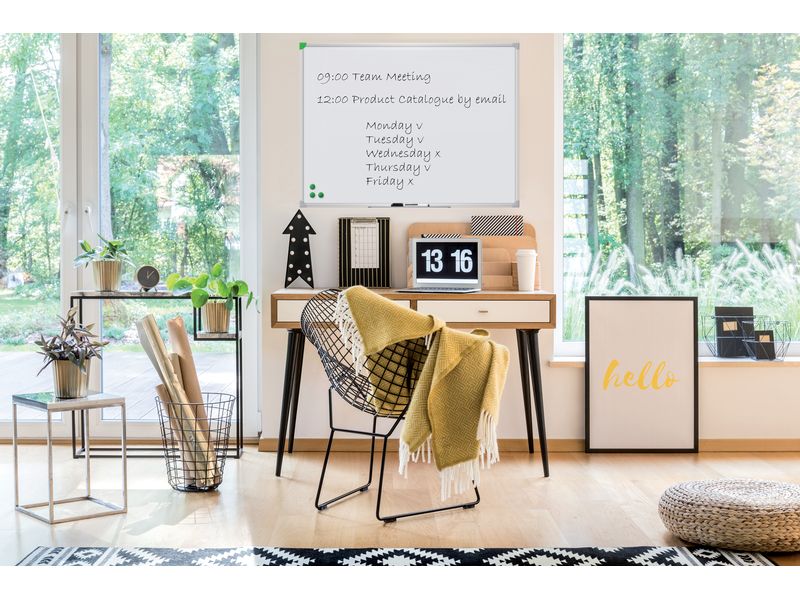 Franken Magnethaftendes Whiteboard U-Act!Line 30 cm x 40 cm Umweltfreundliche Schreibtafel