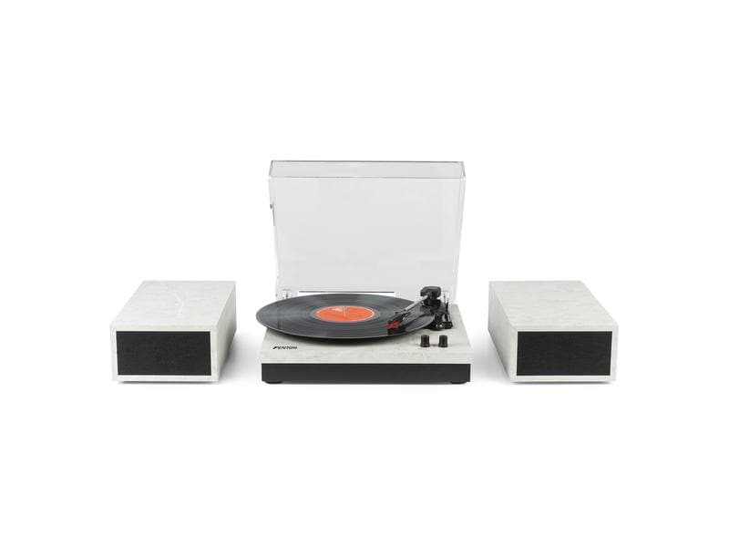 Fenton Plattenspieler RP165M Marmor Hi-Fi Plattenspieler mit Bluetooth
