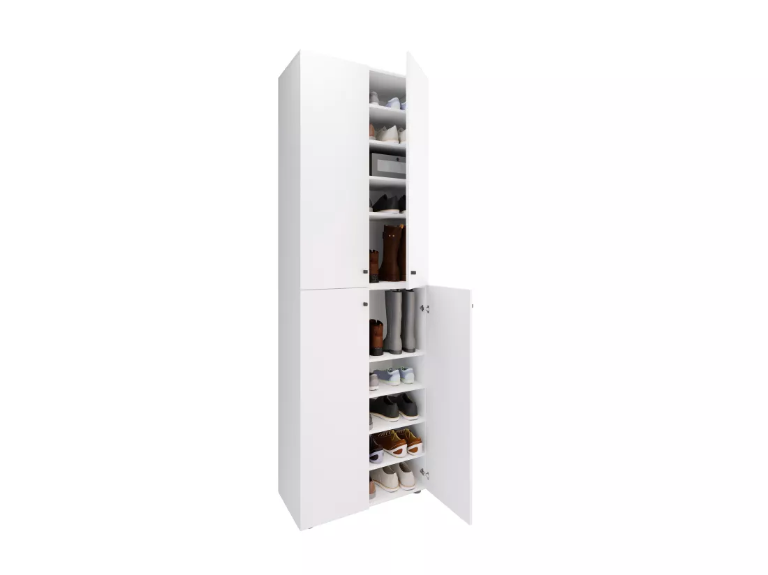 XL bois Grande armoire à chaussures Lona 10