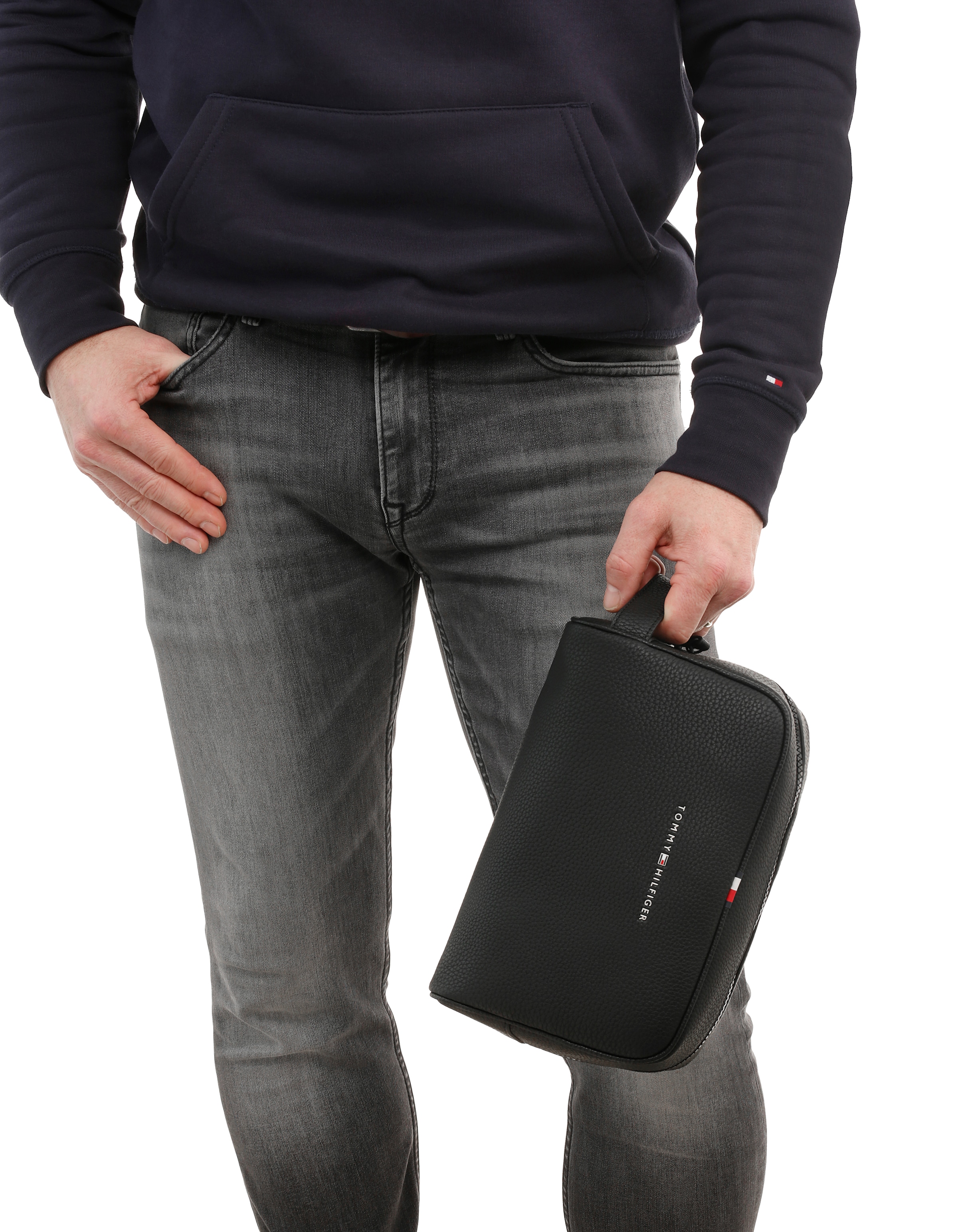 Tommy Hilfiger Kosmetiktasche »ESSENTIAL PU WASHBAG« in schlichter Optik