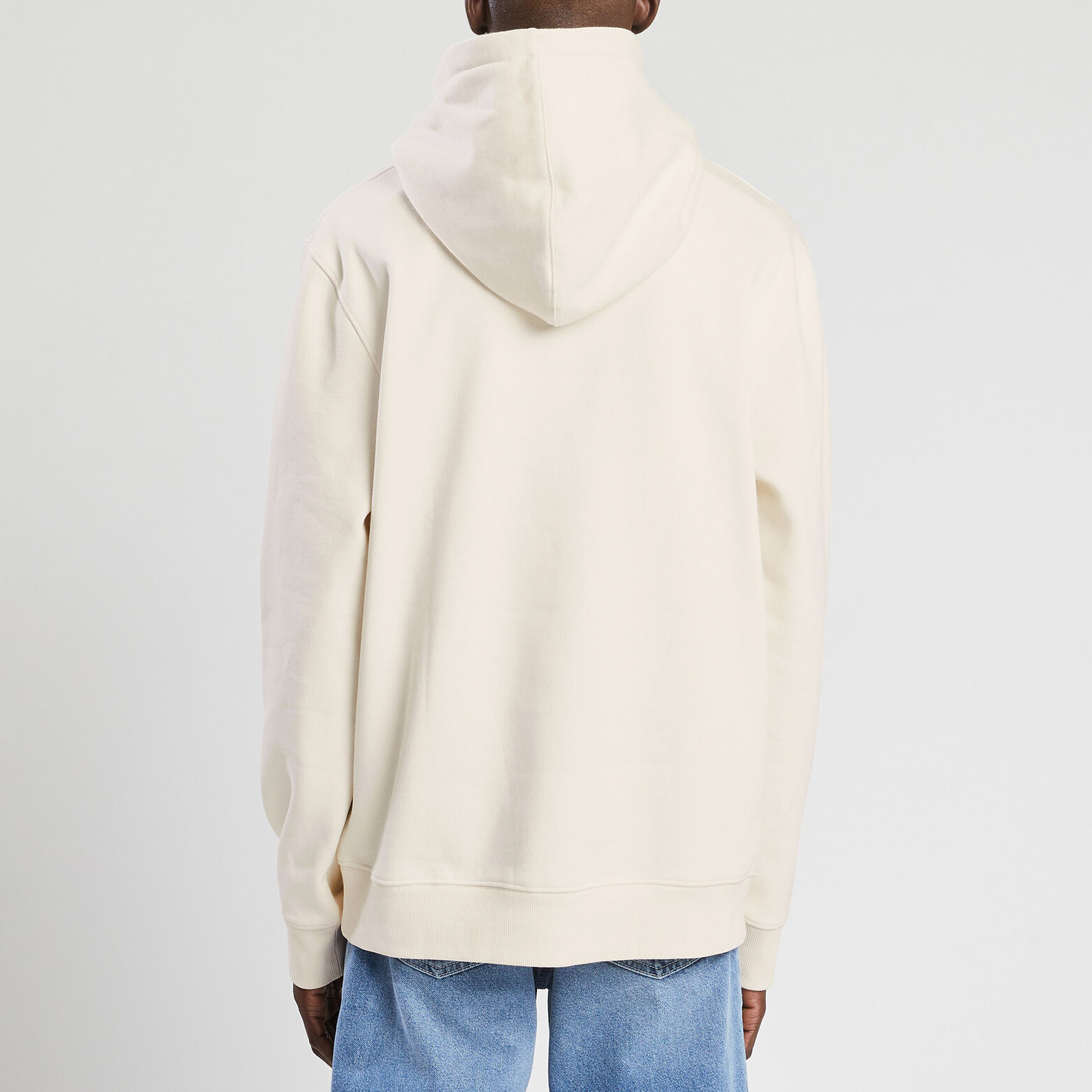 Sweat à capuche essentiel Ecru