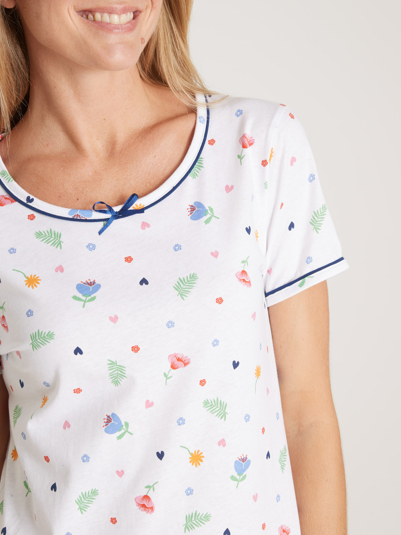 Lot de 2 chemises de nuit courtes
