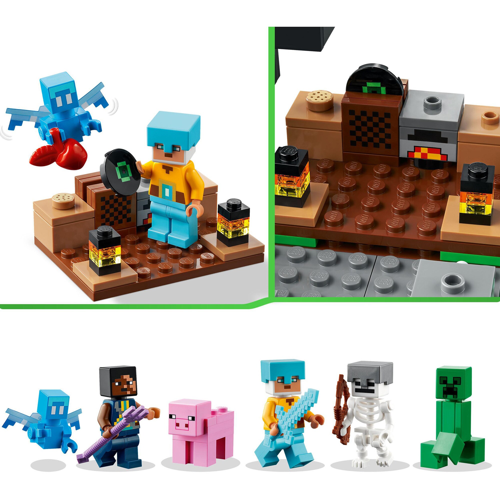 LEGO Konstruktionsspielzeug Minecraft Der Schwert-Außenposten