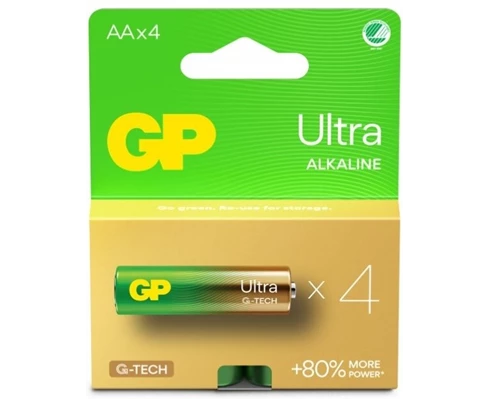 GP Ultra Alkaline AA 4-p Svanenmärkt