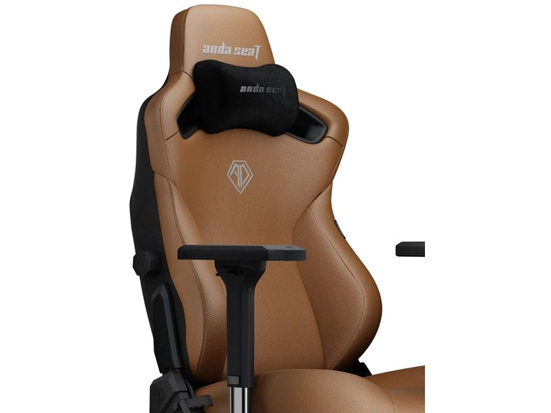 Anda Seat Gaming-Stuhl Kaiser 3 L Braun Gaming-Stuhl aus Kunstleder und mit einer Belastbarkeit von bis zu 120 kg