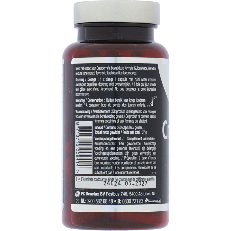 Lucovitaal Cranberry met x-tra lactobacillus