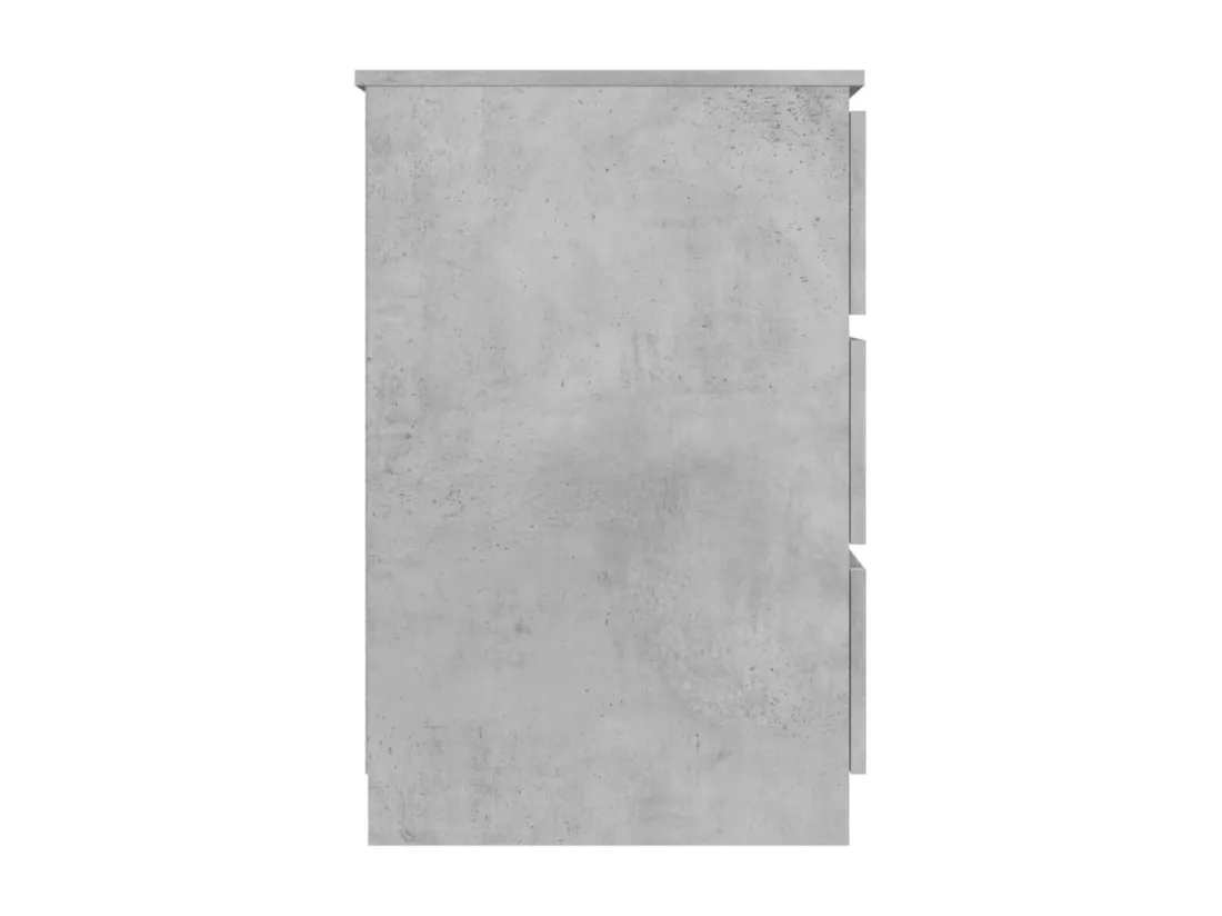 Bureau Gris béton 140x50x77 cm Aggloméré