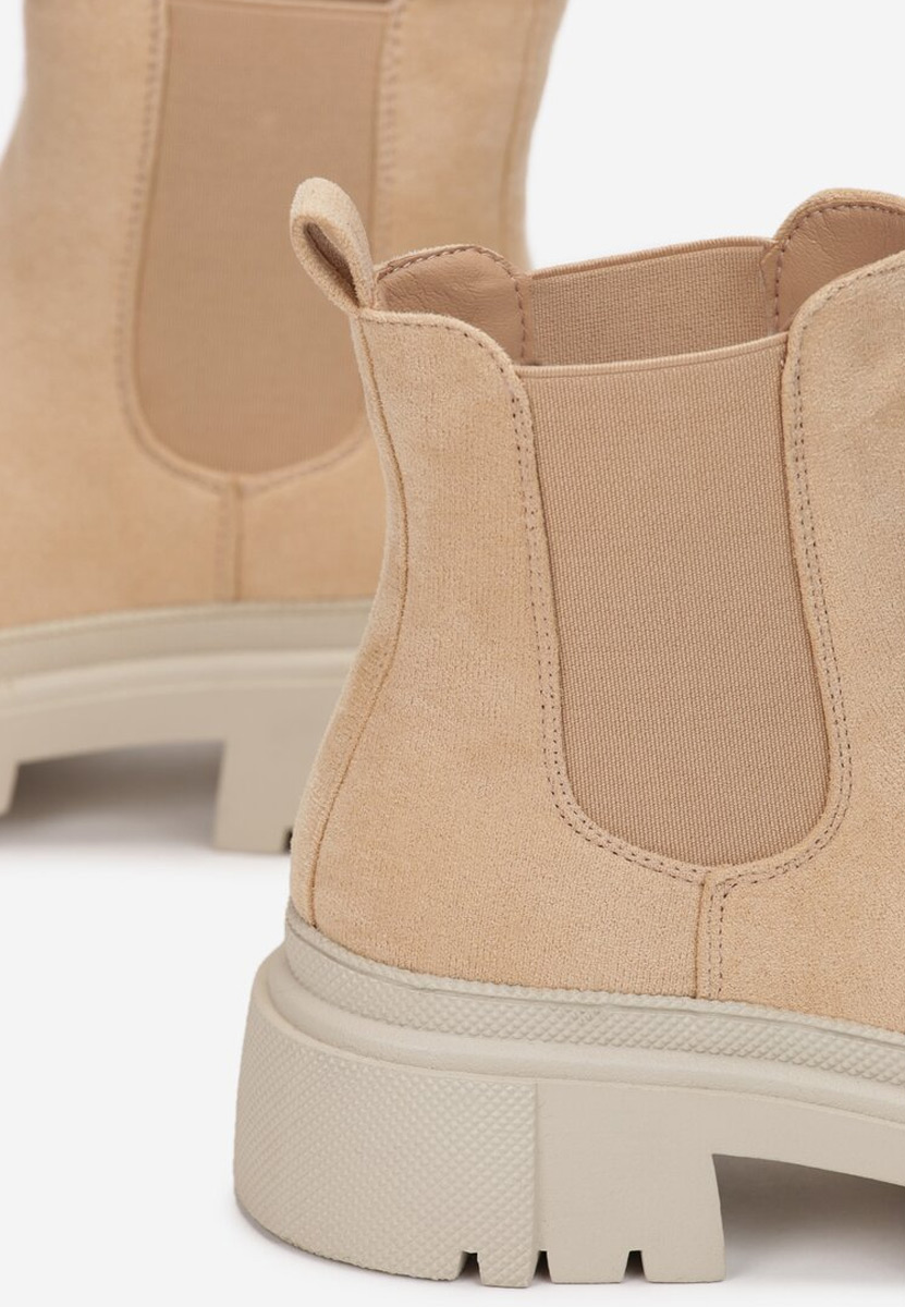 Bottines chelsea femme chameau Aretha