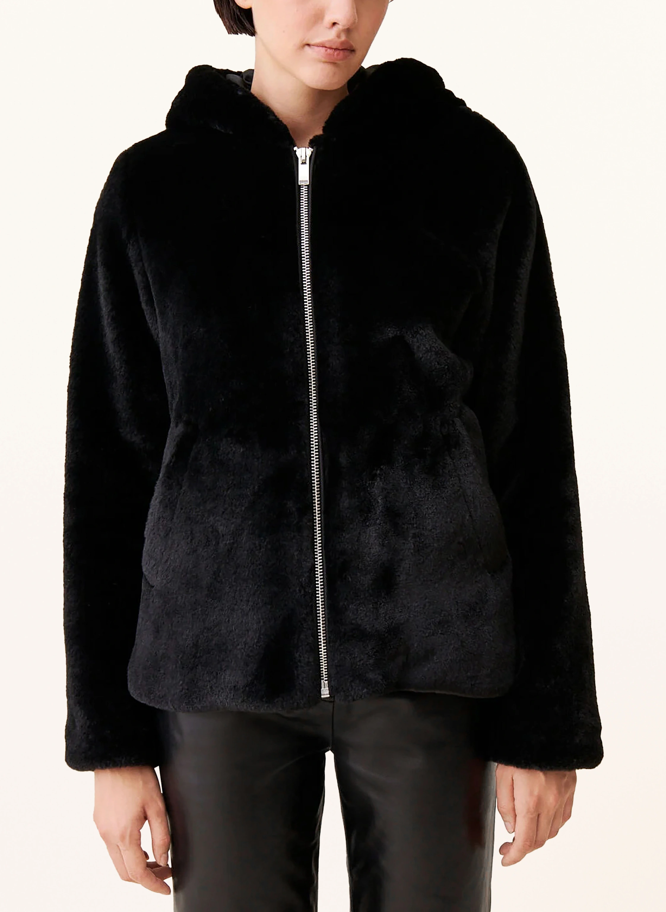 CLAUDIE PIERLOT Kunstfell-Jacke