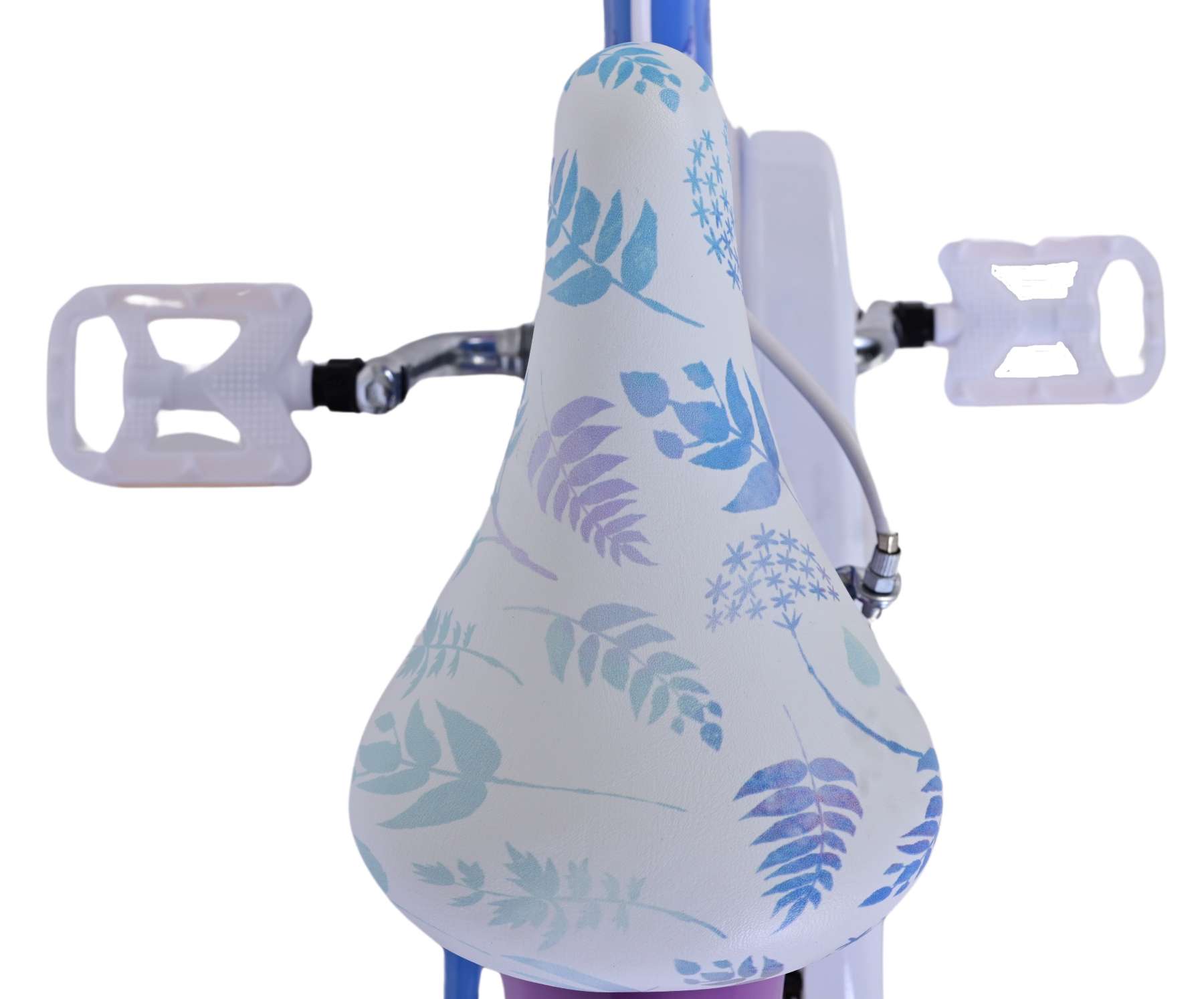 Kinderfahrrad Disney Frozen 2 für Mädchen 14 Zoll Kinderrad Blau/Lila