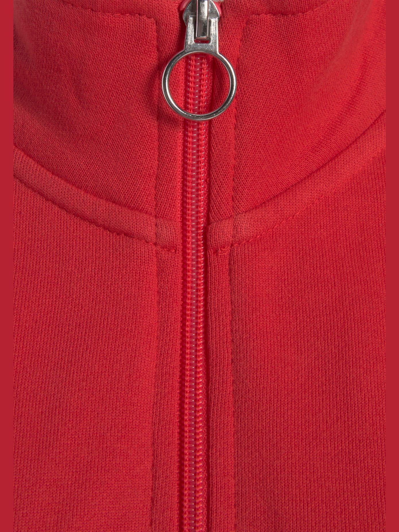 Sweat-shirt pull camionneur avec glissière et col haut