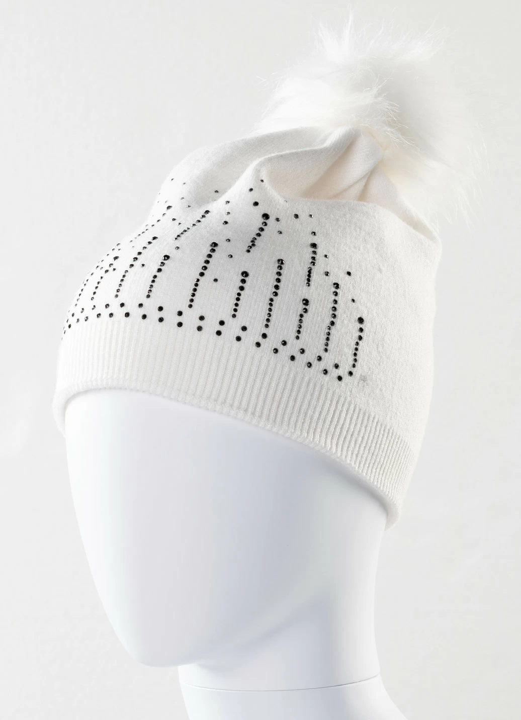 Mütze mit dezenten Glitzersteinchen
