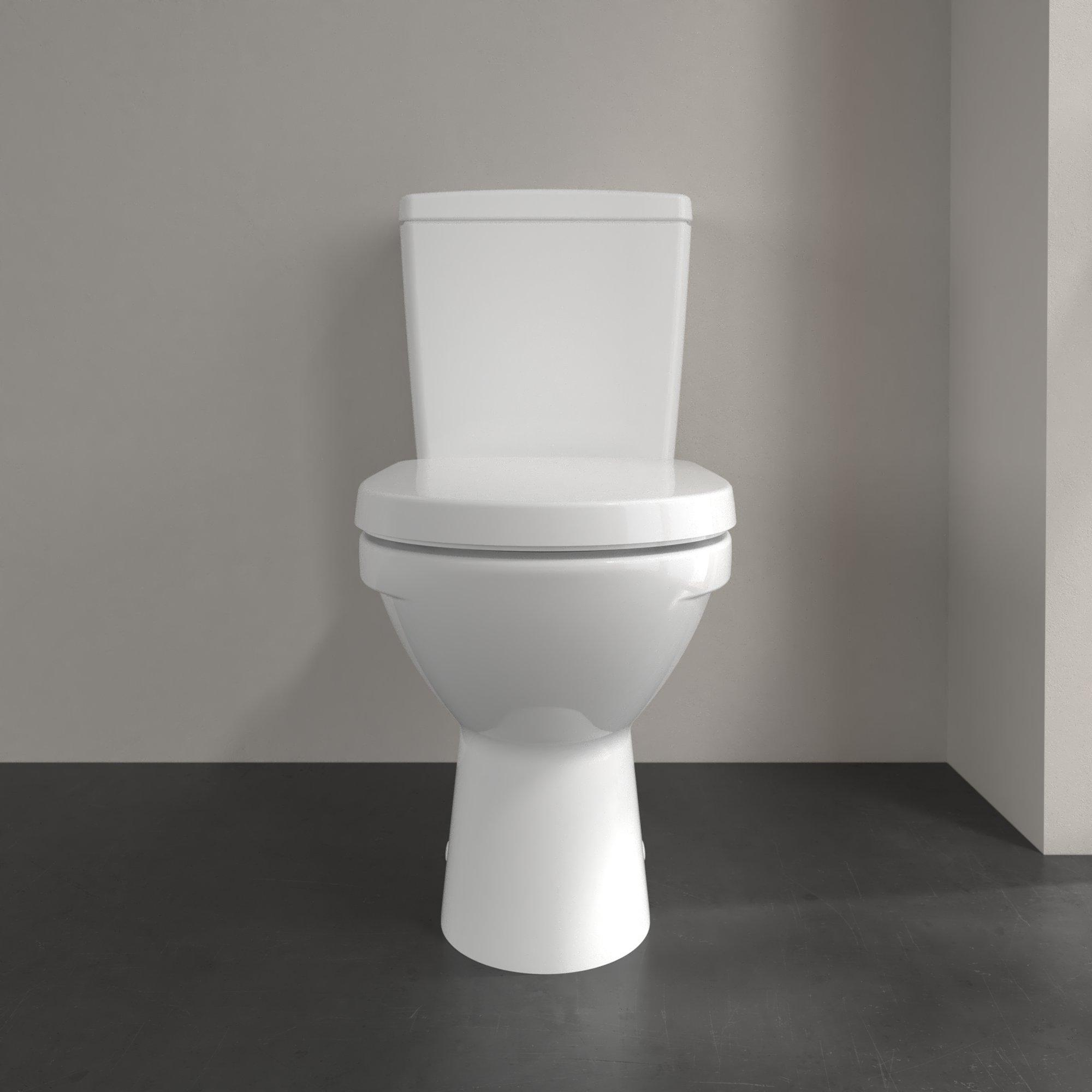 Villeroy & Boch O.novo randloos duoblok toilet CeramicPlus PK wit glans