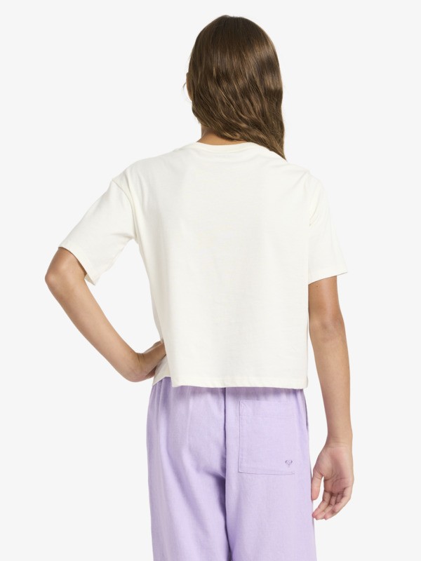 Daisyloose Beach T-Shirt à manches courtes Blanc Fille 4-16