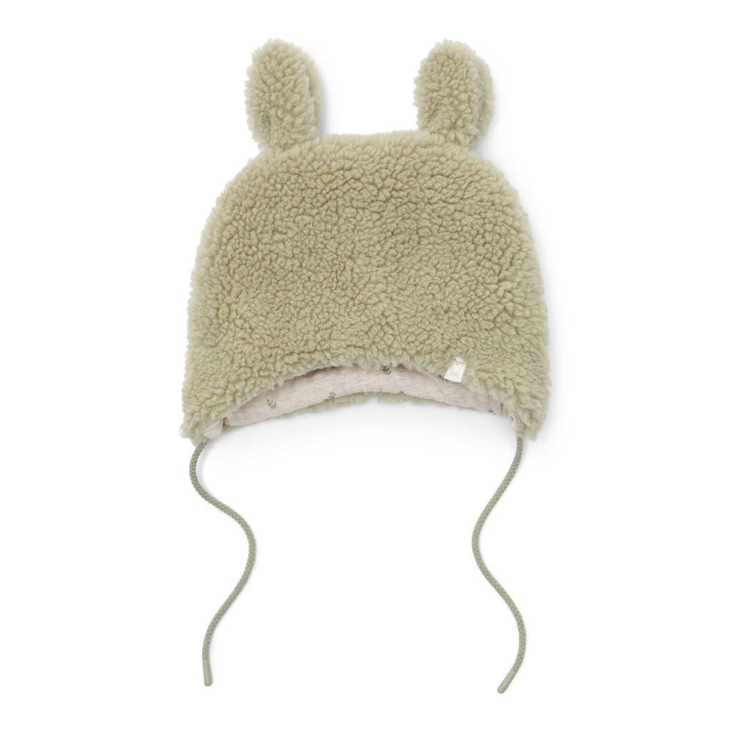 Little Dutch teddy muts Soft Green