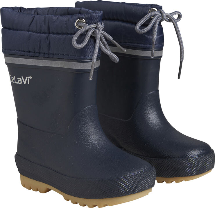CeLaVi Thermal wellies w. lining-solid Dark navy