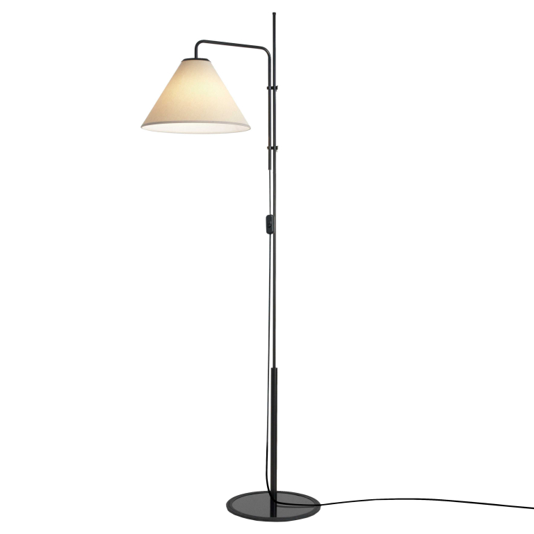 Marset Funiculí­ Fabric vloerlamp zwart-zand