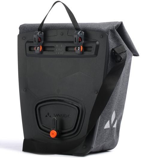Vaude ReCycle Pro Enkel Fietstas - Zwart - Gerecycled Materiaal - 22 Liter