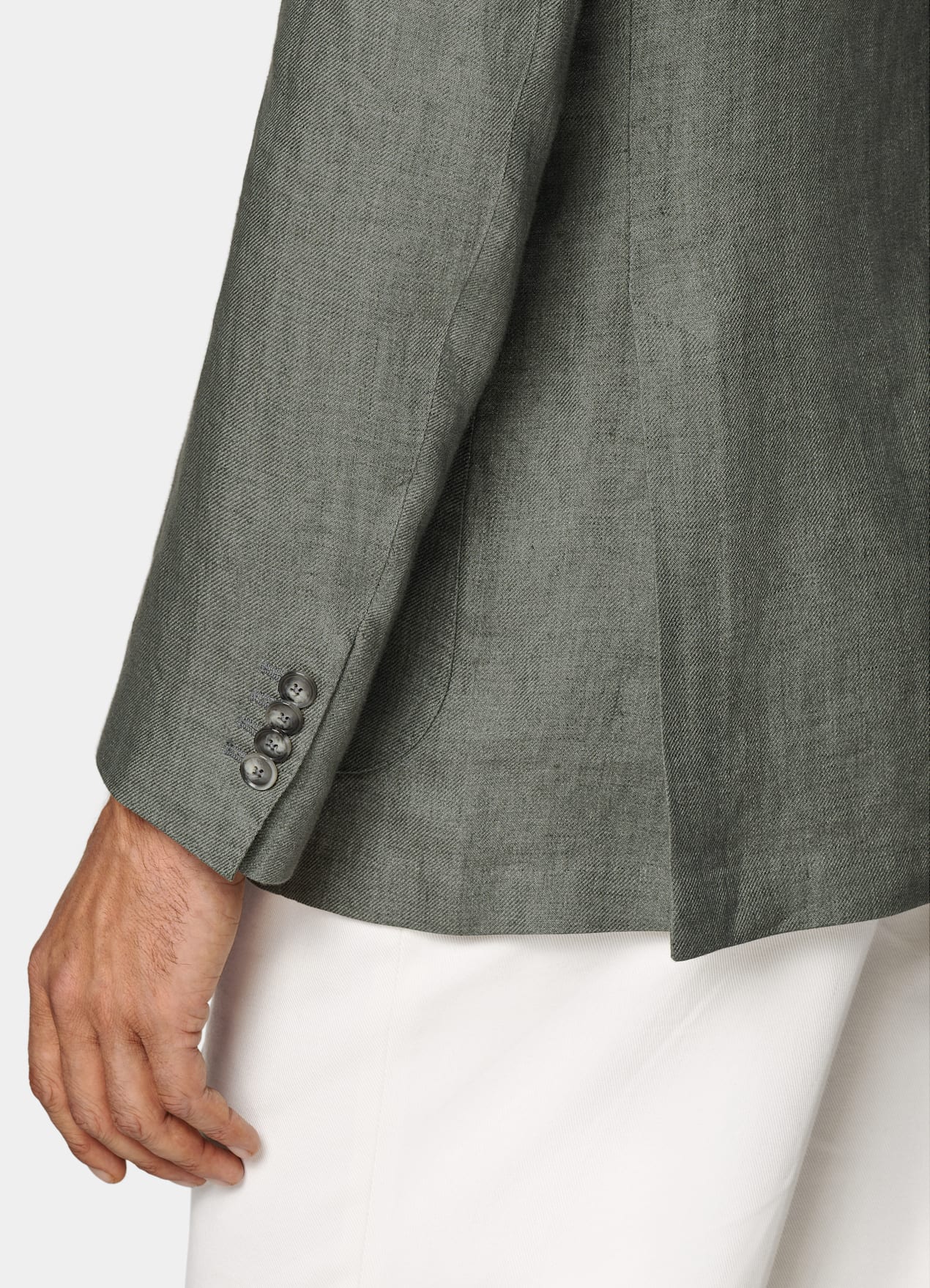 Blazer Havana coupe Tailored vert moyen