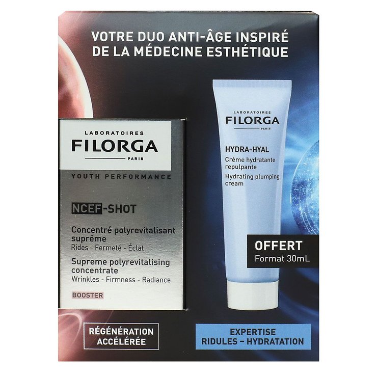 NCEF-Shot concentré Polyrevitalisant Suprême 15ml + crème hydratante