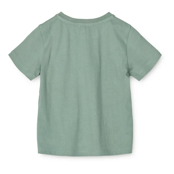 Liewood T-Shirt Manches Courtes Coton Bio Apia | Vert Menthe
