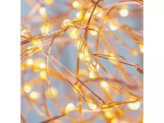 Guirlande lumineuse solaire 100 micro leds SKINNY Cuivre Cuivre 11,5M