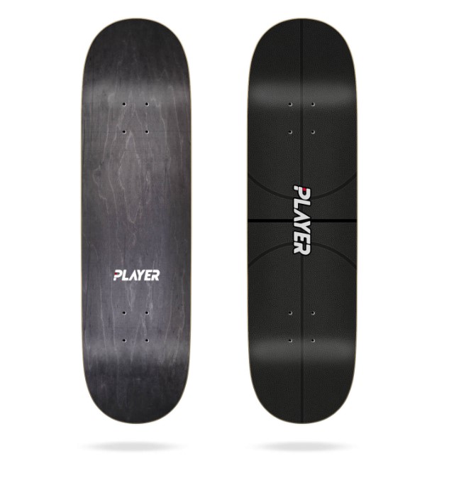 Player Skateboards Deck All Star Black 8.5
