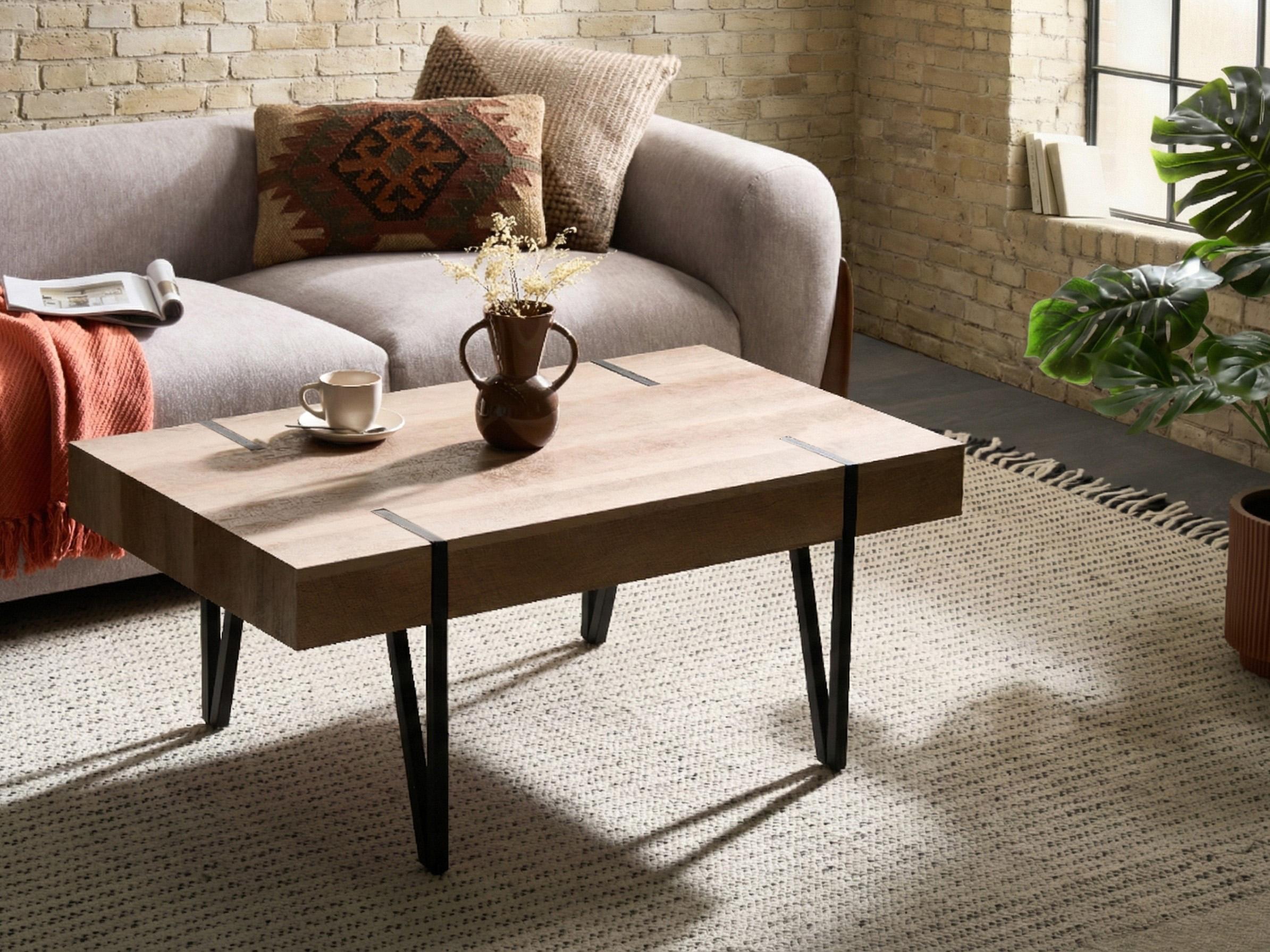 Salontafel ADENA Donkerbruin