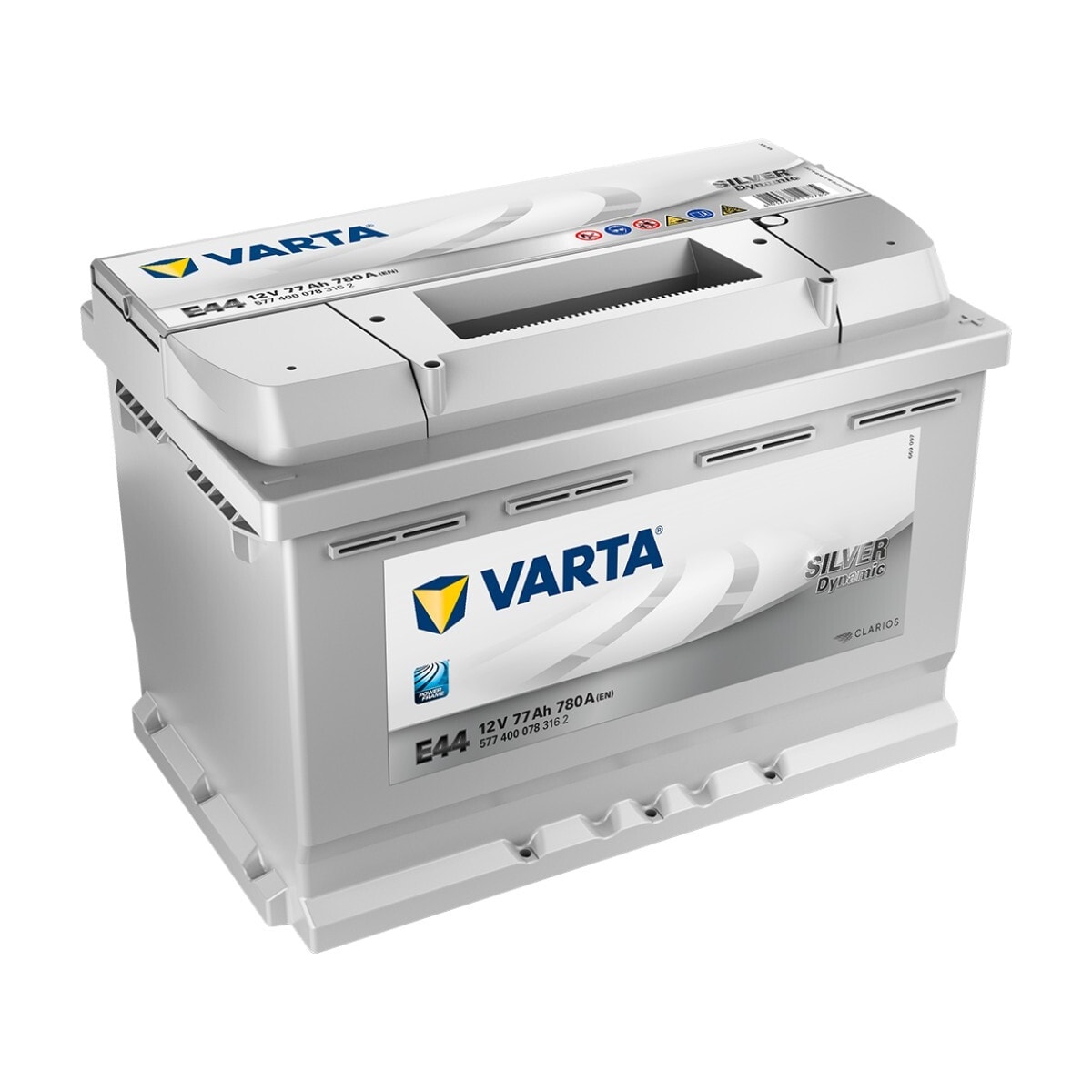 VARTA Silver Dynamic Batteri 12V 77AH 780CCA (278x175x190/190mm) +høyre E44