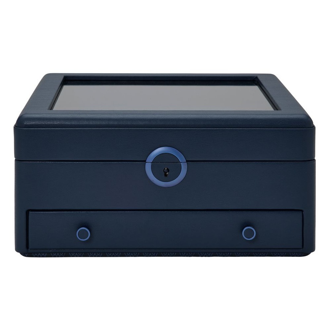 Wolf 1834 Earth Uhren- und Schmuckbox Blau