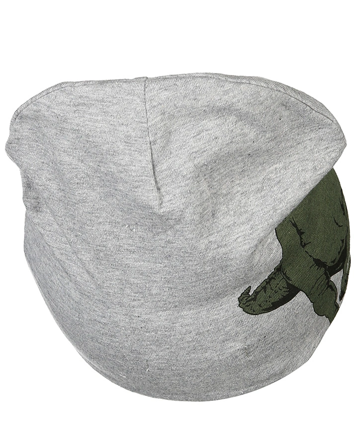 Jersey-Beanie TRICERATOPS in grau melange