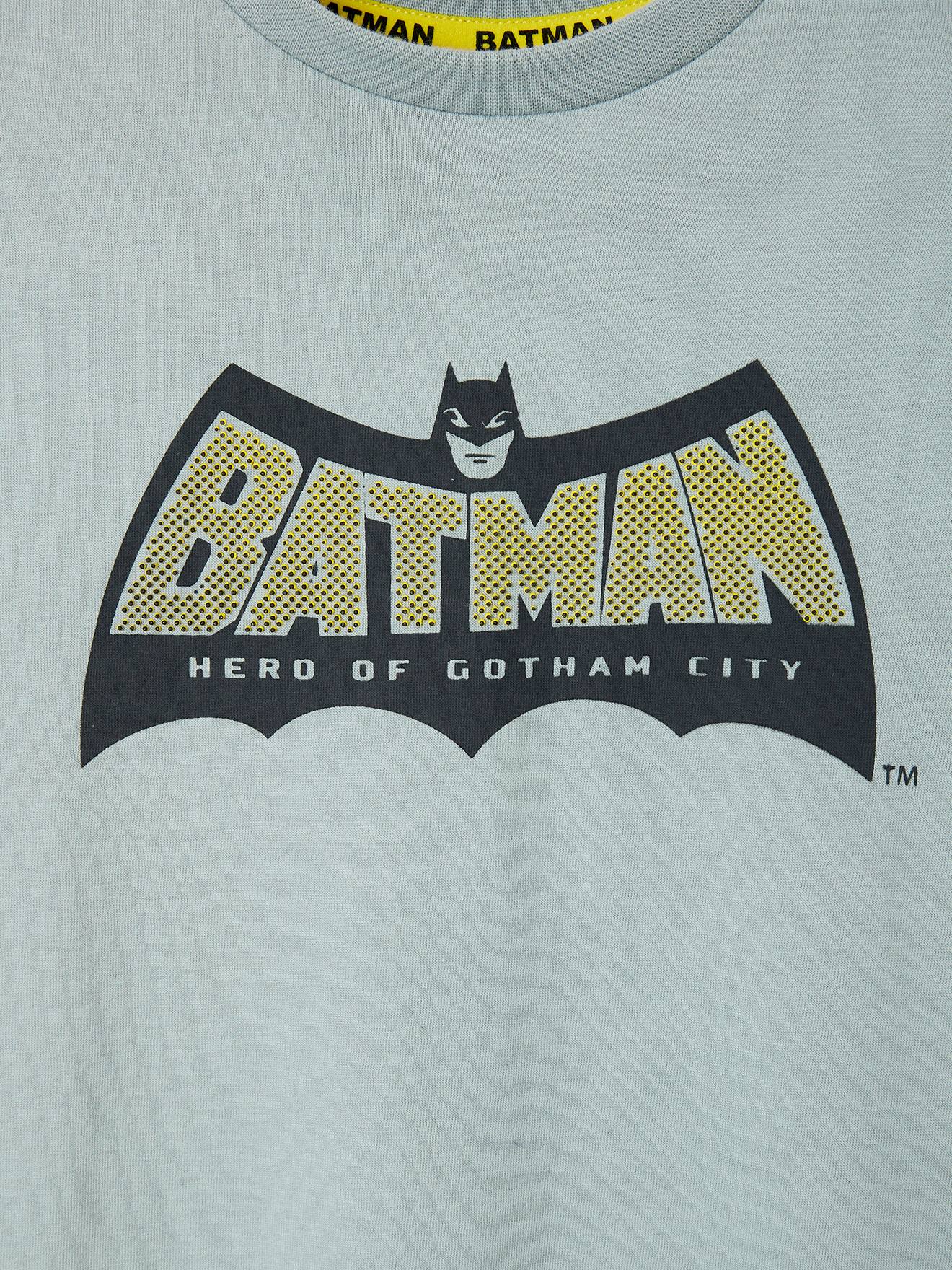 Camiseta lisa cinza médio do Batman da DC Comics® com estampas.