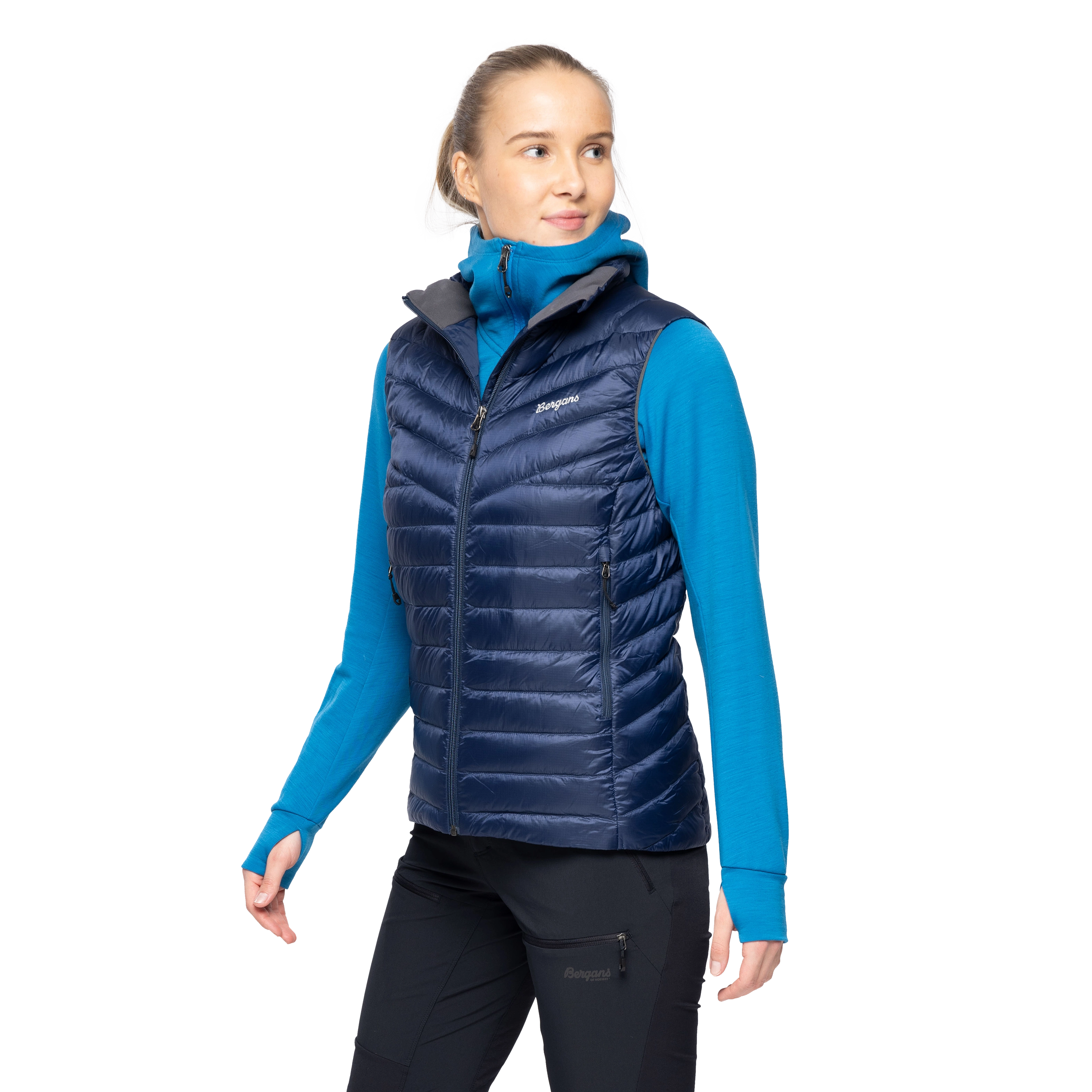 Rabot Light Down Vest Women Navy Blue